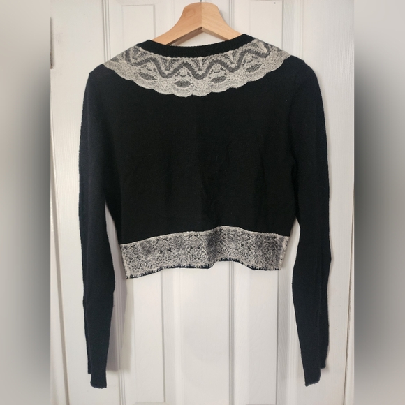 Vintage Anthropologie Brushed Lace Cardigan - Medium - Picture 2 of 3